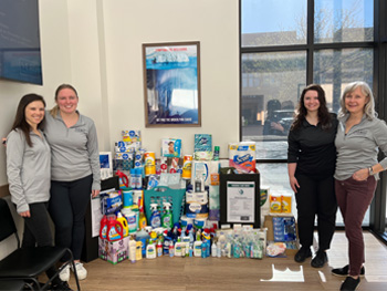 We partnered with the West Des Moines Human Services to collect personal care and clothing items for those in need. And thanks to your support, we were able to donate over 500+ personal care items to those in our community!